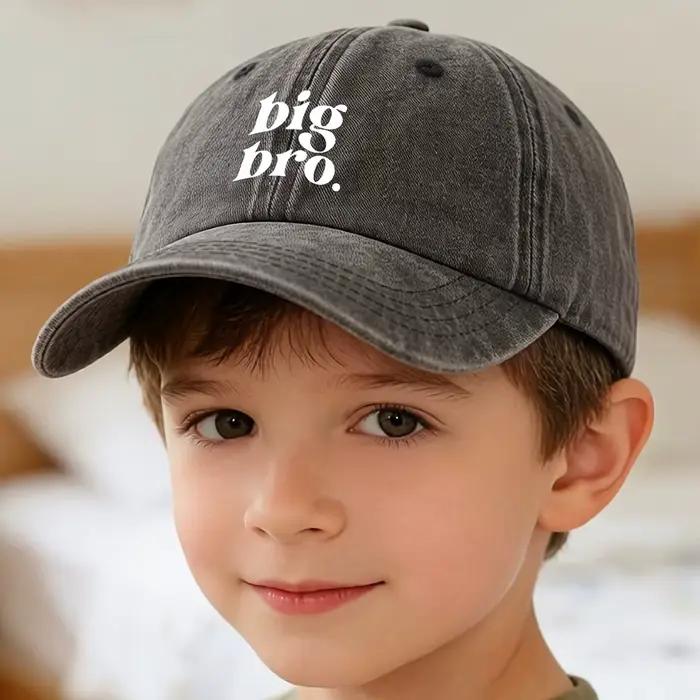 Casquette de baseball unisexe classique délavée style vintage pour garçons et filles de 6 à 12 ans