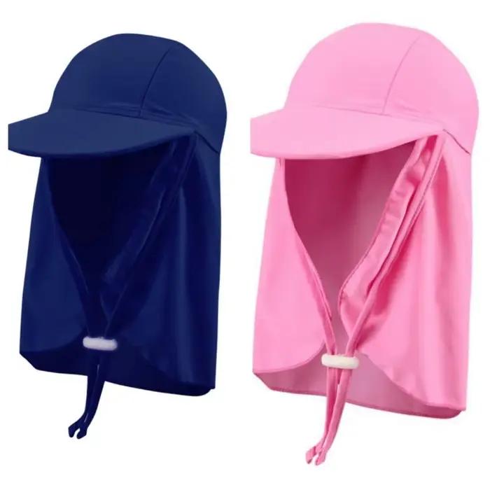 Chapeau de soleil anti-UV multicolore pour enfants