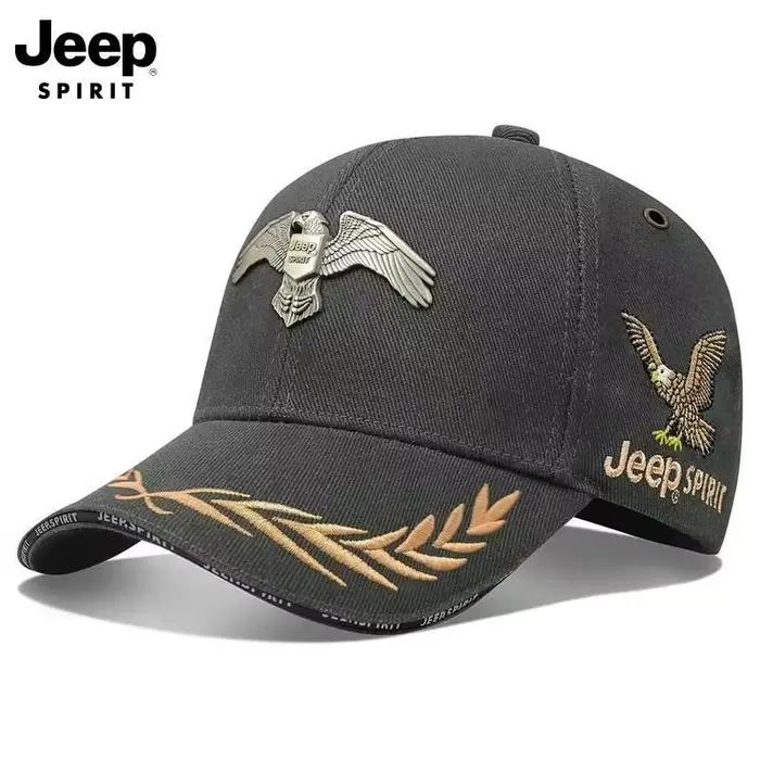 Casquette de baseball pour hommes de la marque Jeep chapeau de protection solaire style moderne couleurs variées pour homme ocassions spéciales printemps été