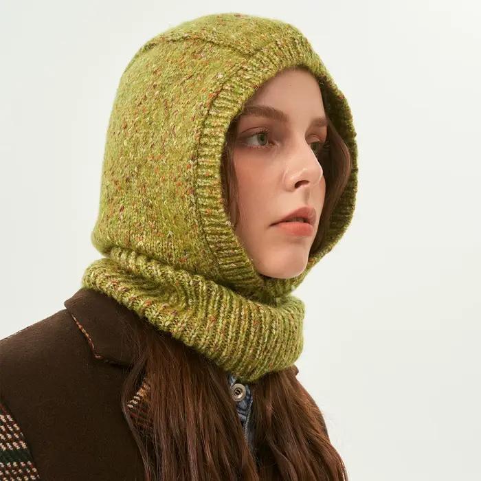Cagoule en laine arc-en-ciel pour hommes et femmes