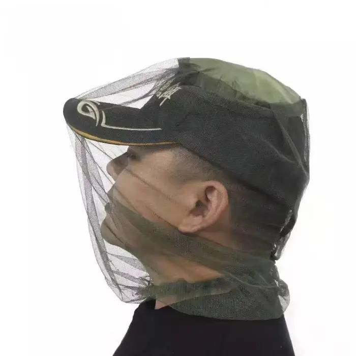 Filet à tête anti-moustiques protection insectes couvre-visage pour jardinage randonnée camping pêche activités extérieures