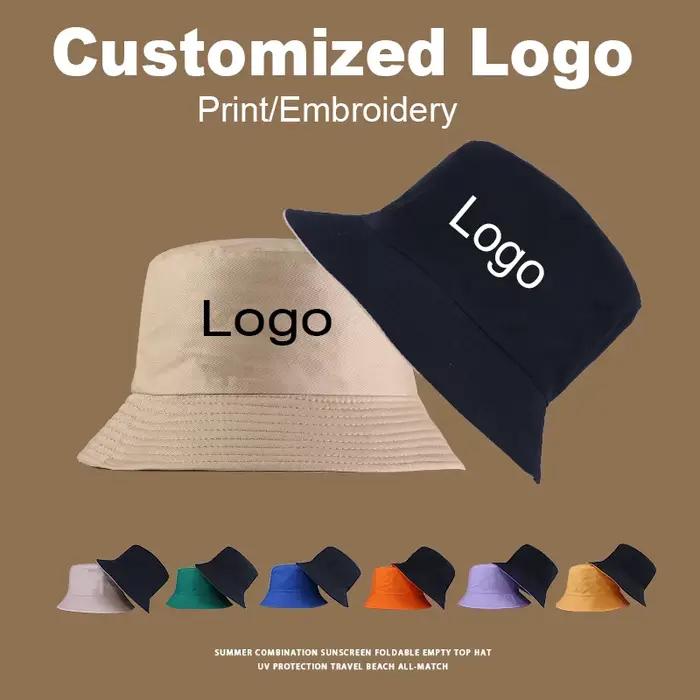 Chapeau de seau double face imprimé pour femmes et hommes protection solaire style hip hop occasions extérieures et voyages