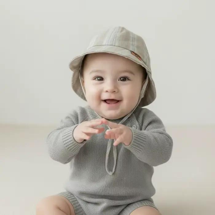Chapeau pour bébé 46-48CM 6-24 mois Printemps-Été