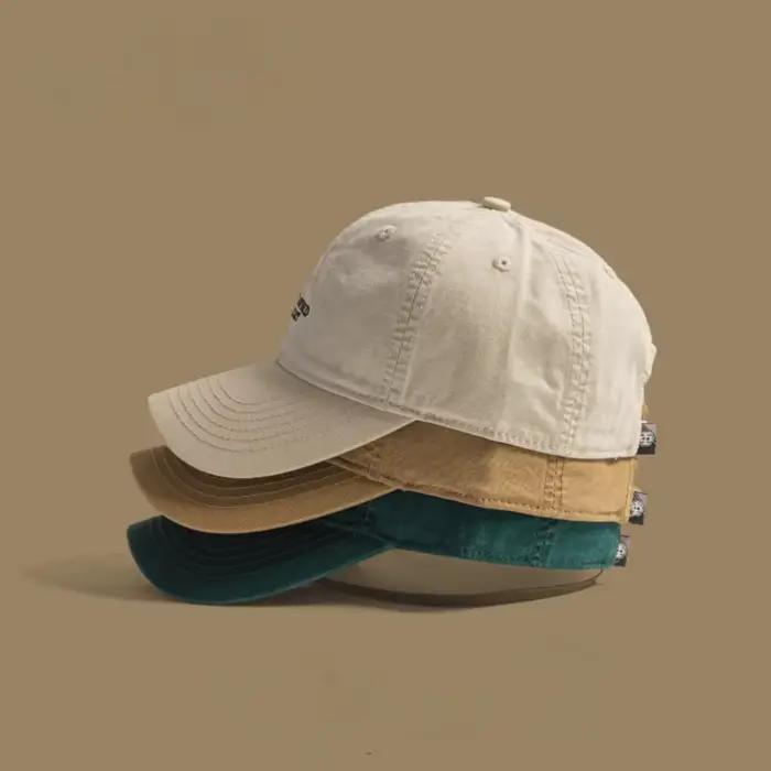 Casquette de baseball classique coréenne en coton pour hommes et femmes