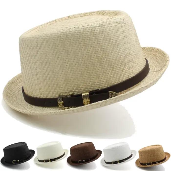 Chapeau de paille d'été de Style français pour hommes