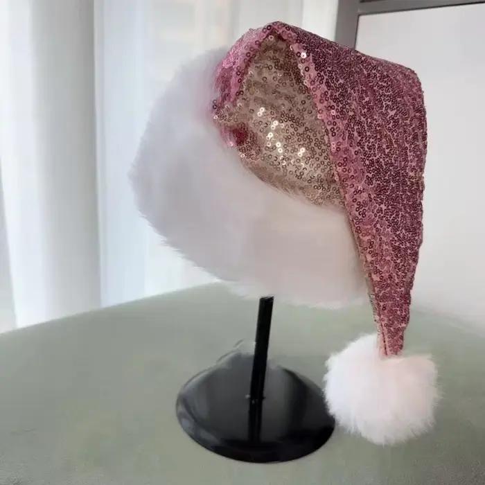 31BB Chapeaux Noël à blocs couleurs pour célébrations vacances