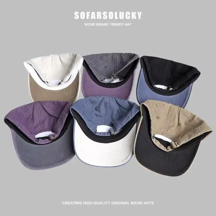Casquettes de baseball rétro Harajuku en coton pour hommes et femmes, protection solaire, mode hip-hop, accessoires de mode vintage pour toutes les saisons et occasions