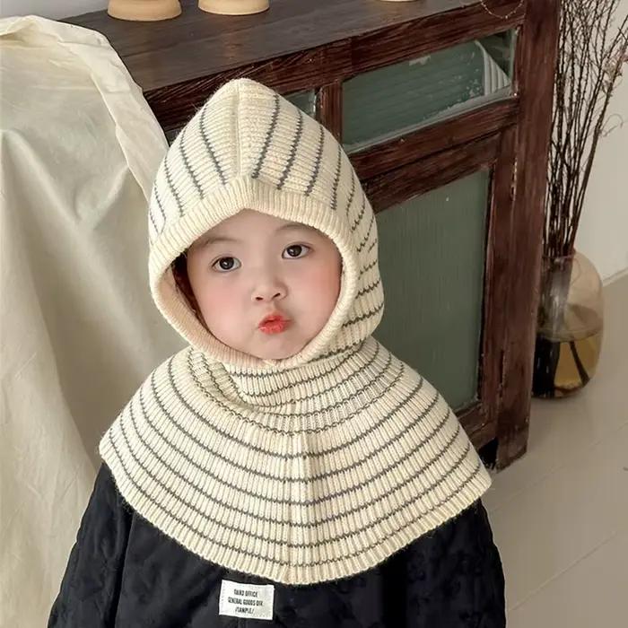 Chapeau écharpe coupe-vent pour enfants
