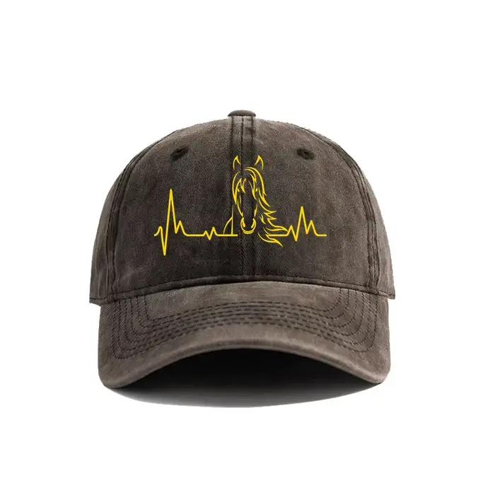 Hats Cap Hommes Rétro En Plein Air D'été Réglable Amour Cheval Baseball Caps Chapeau MZ-229