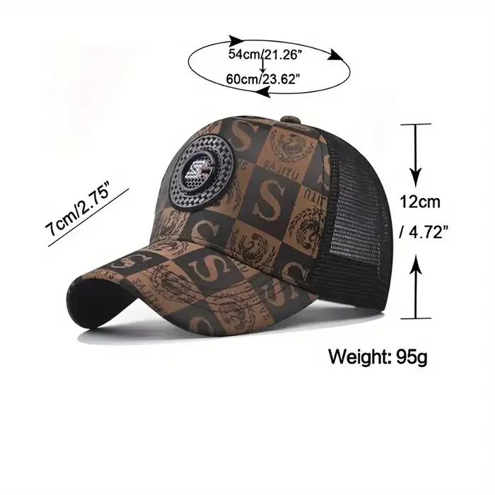 Casquette de baseball en polyester tissage à la main multifonction sport pour homme et femme extérieure toute saison usage occasionnels et cadeaux