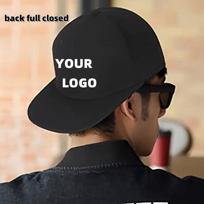 Logo personnalisé chapeau de Baseball à bord plat entièrement fermé pour femmes et hommes été en plein air Hip Hop casquette Snapback Gorras casquettes en maille imperméable