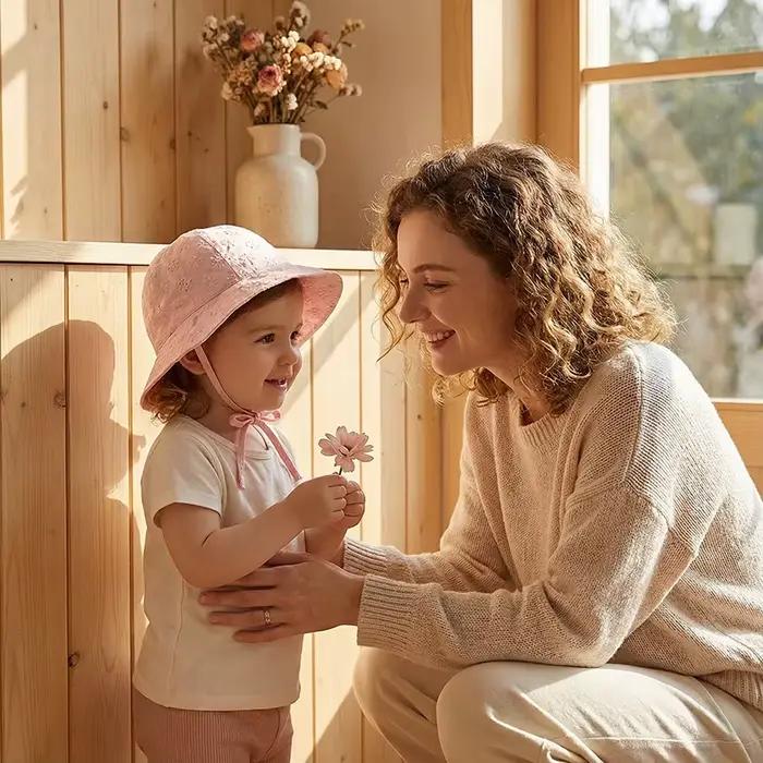 Chapeau de princesse pour bébé fille