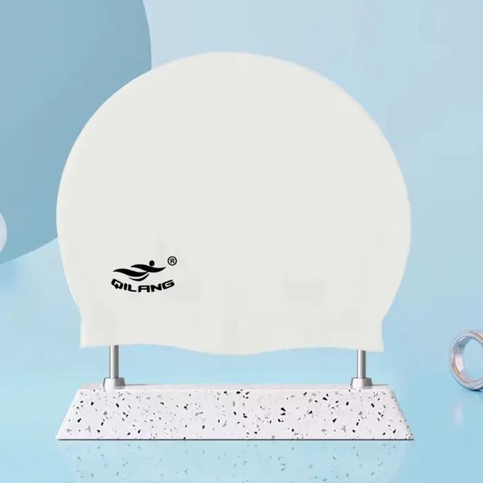 55g Silicone bonnet de bain hommes femmes piscine Sport nautique plongée