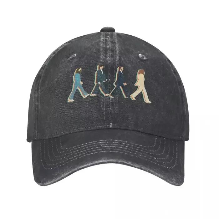 Casquette de baseball unisexe The Beatle en jean vieilli