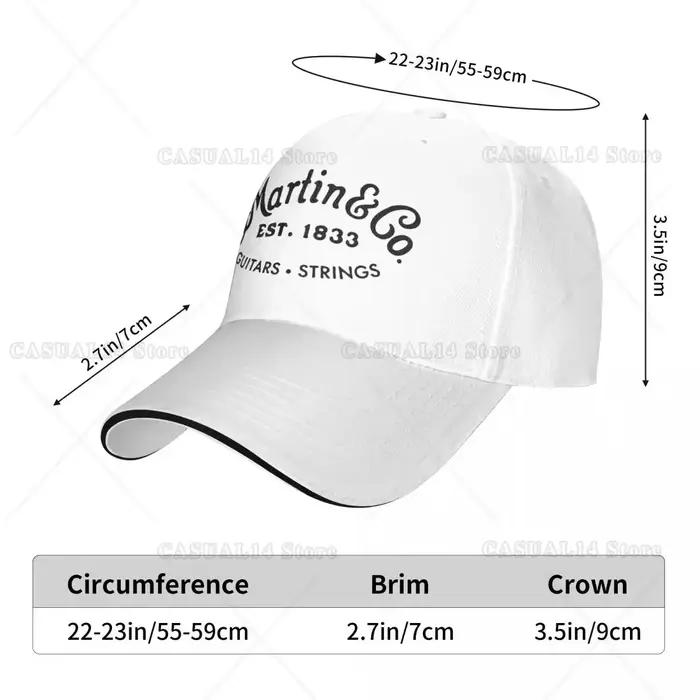 Casquette de Baseball Martin JEBlack Design pour Homme et Femme