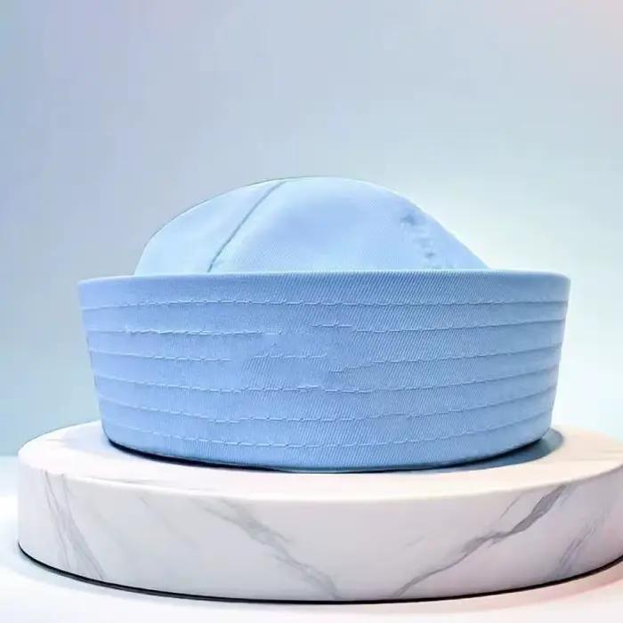 Chapeau de marin rayé élégant style coréen