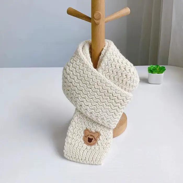 Ensemble chapeau et écharpe en tricot Double vague