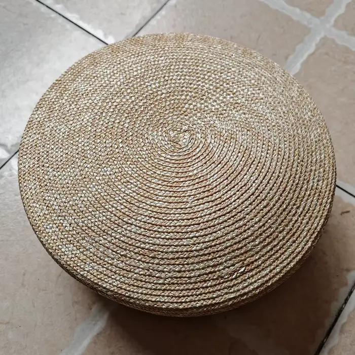 Béret français chapeau femmes casquette de paille été tissé