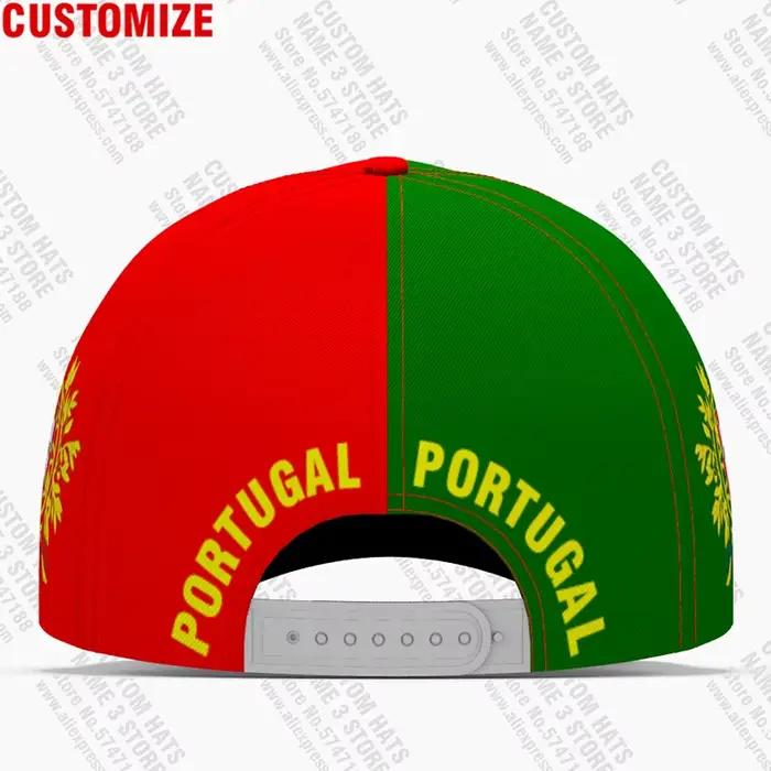 Casquettes de baseball du Portugal avec logo d'équipe sur mesure