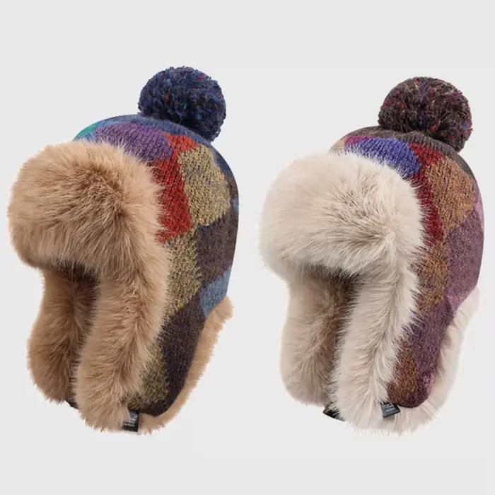 Nouveau automne hiver chapeau pour femmes russe