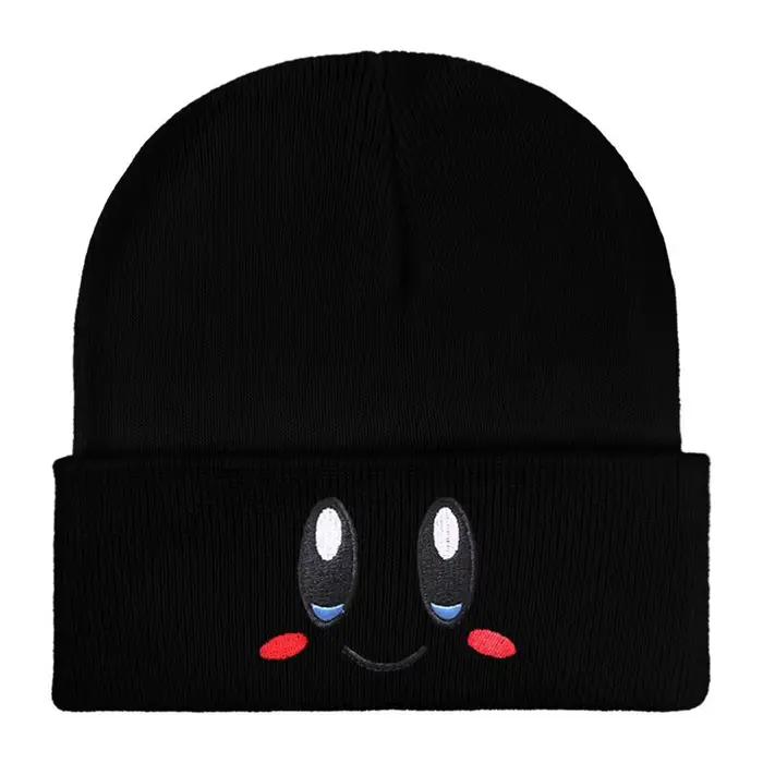 Bonnet tricoté brodé unisexe Kirby