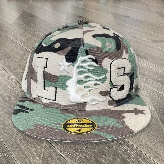 Casquette de baseball ajustée Hellstar avec logo brodé pour hommes et femmes, polyester, style sport, multicolore, plage et sport, cadeau pour amoureux du style et du sport