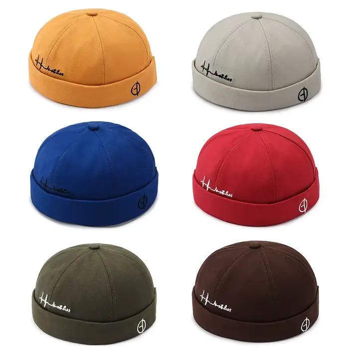 Casquette Docker Vintage en Coton Style Hip Hop Streetwear pour Hommes et Femmes Occasions Décontractées Saisons Printemps Automne