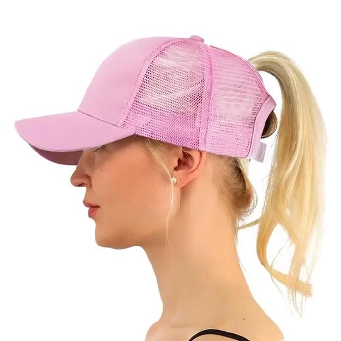 Casquette de Baseball queue de cheval haute pour femmes printemps été chapeau de soleil en cours d'exécution