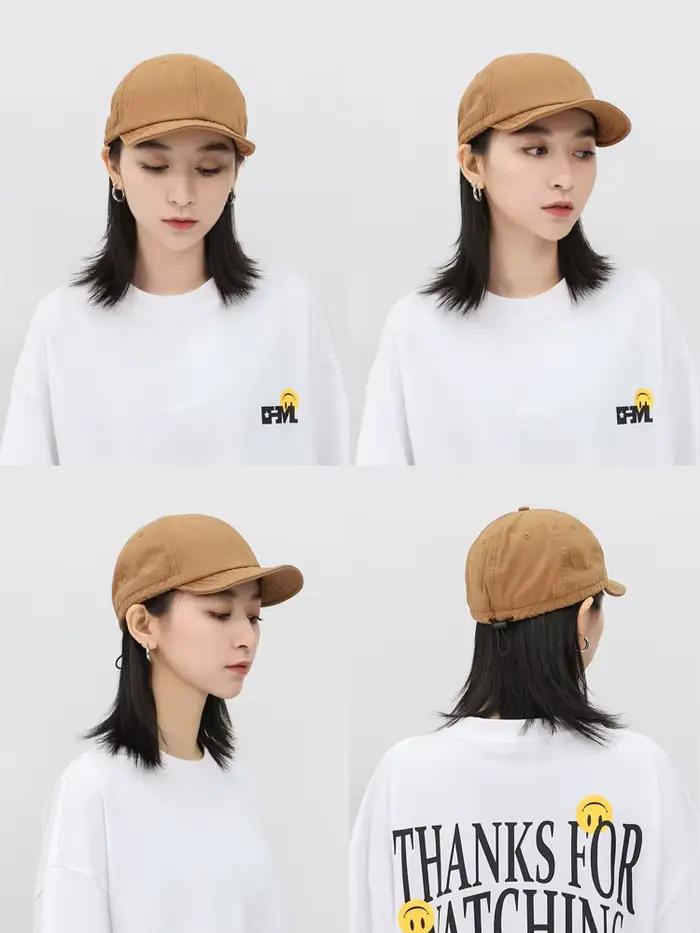 Casquette de baseball à bord court pour hommes et femmes