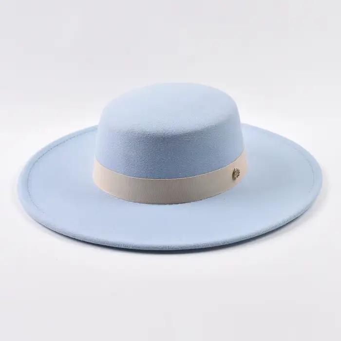 Chapeau Fedora de Style français pour femmes
