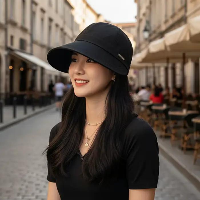 Casquette de pêcheur à séchage rapide pour femmes