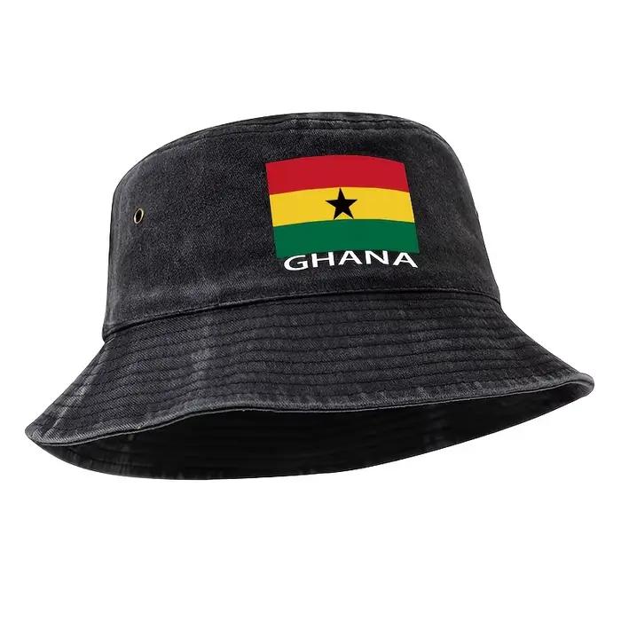 Chapeau Bob Imprimé Drapeau du Ghana pour l'Événement de Football 2026