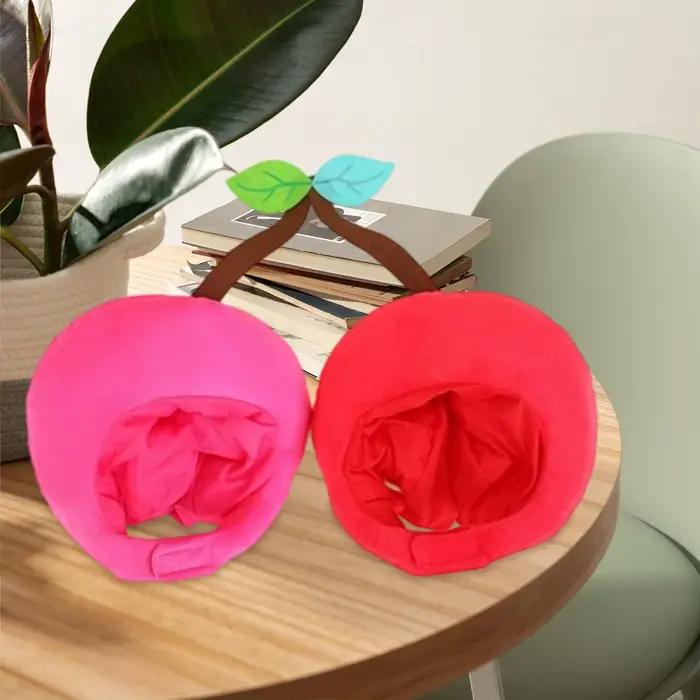 Chapeau cerise pour adultes et enfants