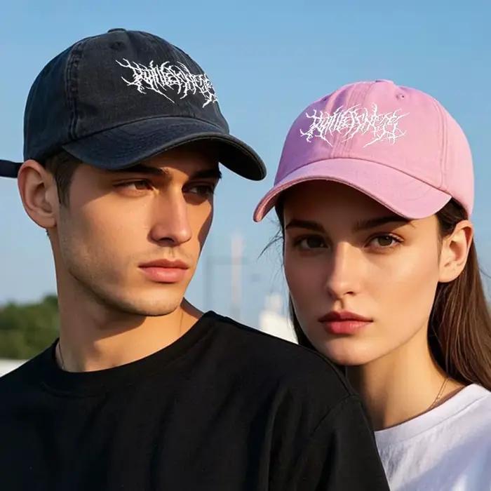 Casquette de baseball en coton lavé pour hommes et femmes