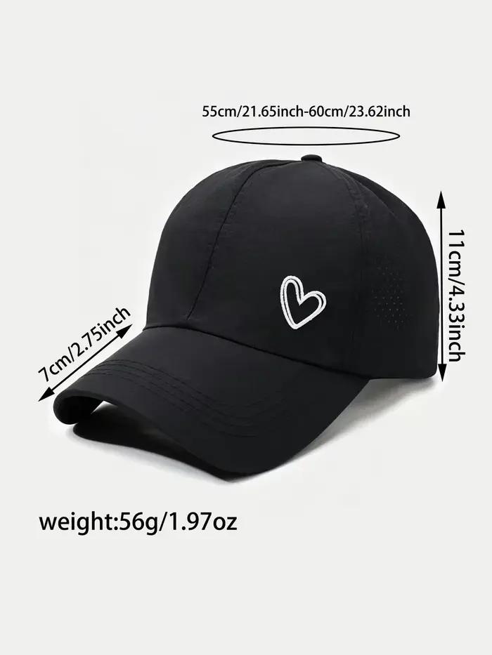 Casquette de baseball pour femme à séchage rapide avec ouverture croisée pour queue de cheval