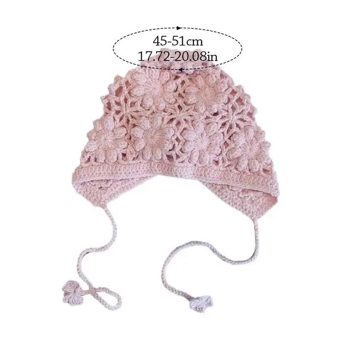 Chapeau tricoté respirant fait à la main pour enfants