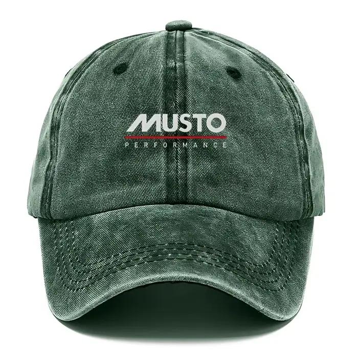 Casquette de baseball unisexe Musto Performance en coton délavé style vintage