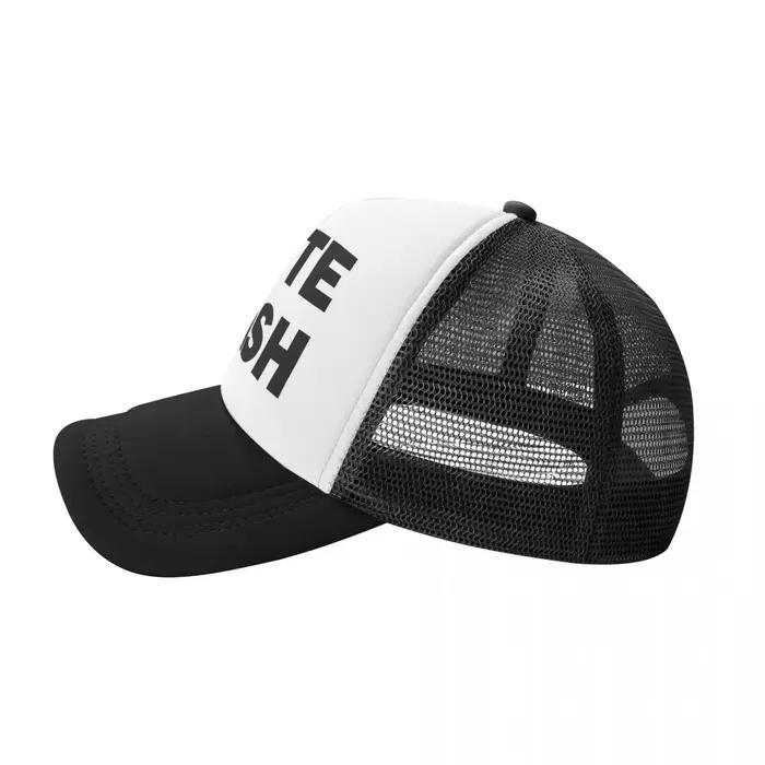 Chapeau de camionneur personnalisé blanc poubelle Redneck drôle Ghetto USA pour hommes femmes casquette de Baseball