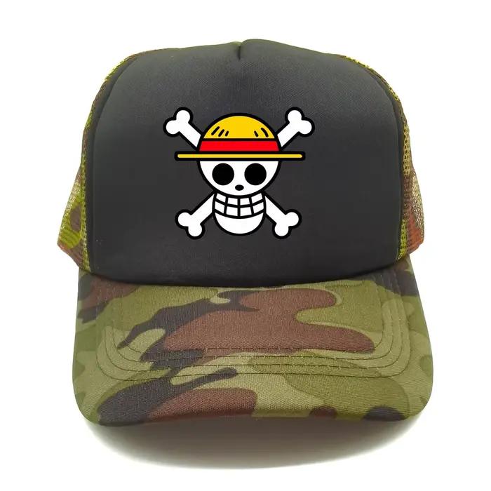 Casquette de baseball Monky D Luffy multifonctionnelle pour adultes en polyester avec motif imprimé pour hommes et femmes occasions décontractées et spéciales