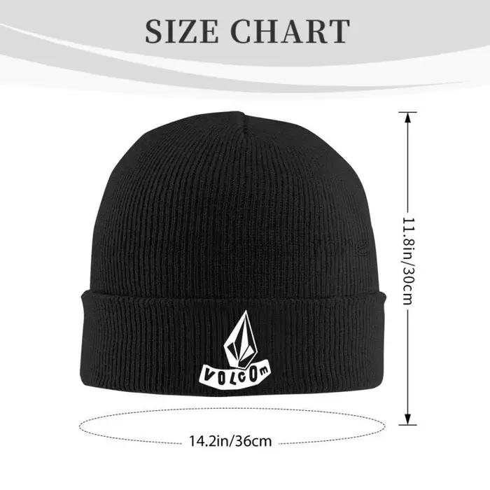 Personnalisé Volcoms Logo impression Bonnet chapeaux hommes femmes à la mode tricoté chapeau en plein air Skullies bonnets automne hiver modèle tête Wrap casquettes