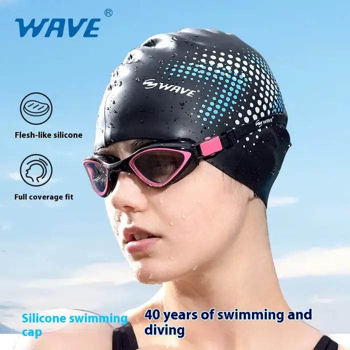 Bonnet de bain cheveux longs