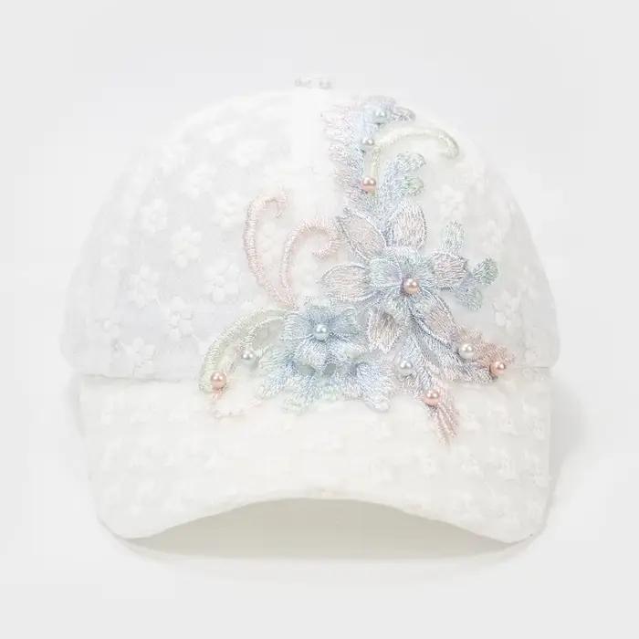 Casquette de Baseball respirante en dentelle ajourée pour femmes
