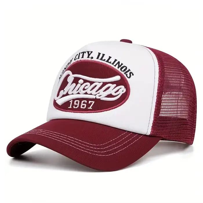 Nouvelle Casquette Hip Hop Tendance 2026 CHICAGO1967 Brodé