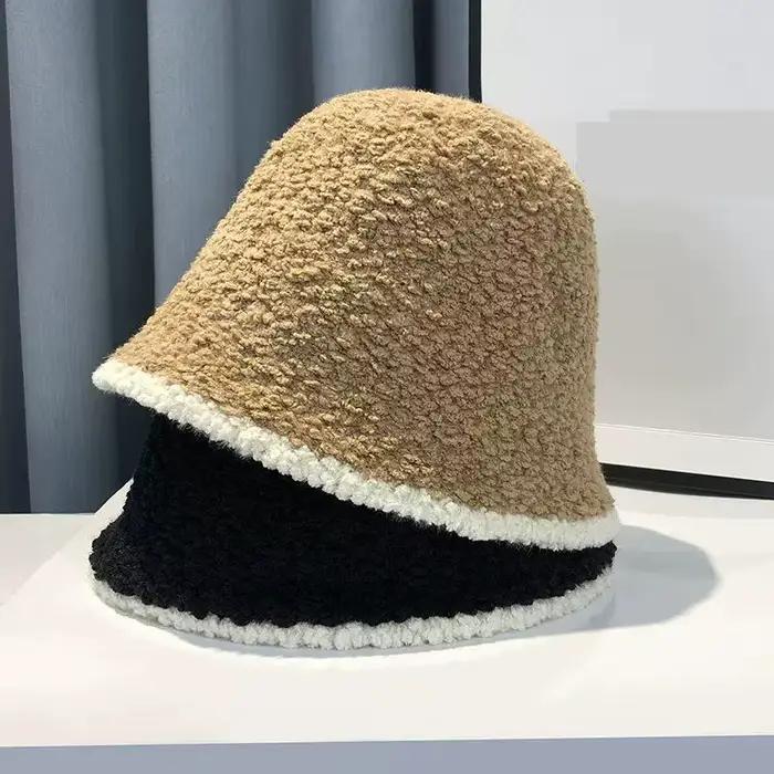 Nouveau chapeau de seau COKK pour femmes hiver tricoté décontracté garder au chaud design de mode coréen occasions spéciales