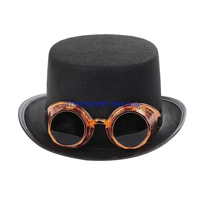 F42F Steampunk chapeau haut-de-forme gothique