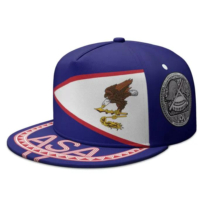 Chapeau Samoa Américaine Personnalisé Style Sport Polyester Imprimé Multifonction Quatre Saisons Voyage Occasions Spéciales