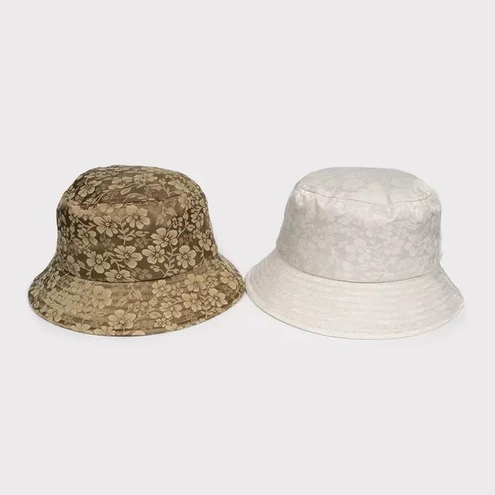 Chapeau de pêcheur élégant à motif floral