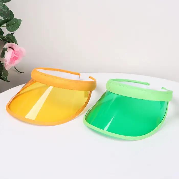 Chapeau pare-soleil en PVC pour femmes et hommes