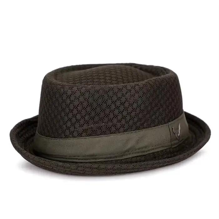 Nouveau chapeau respirant angleterre maille plat