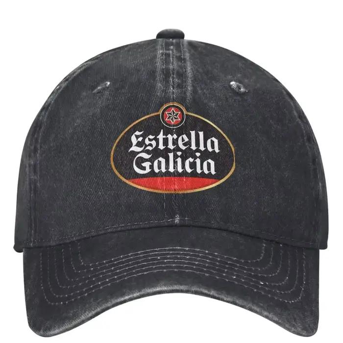 Casquette de baseball unisexe Estrella Galicia Beer Spain